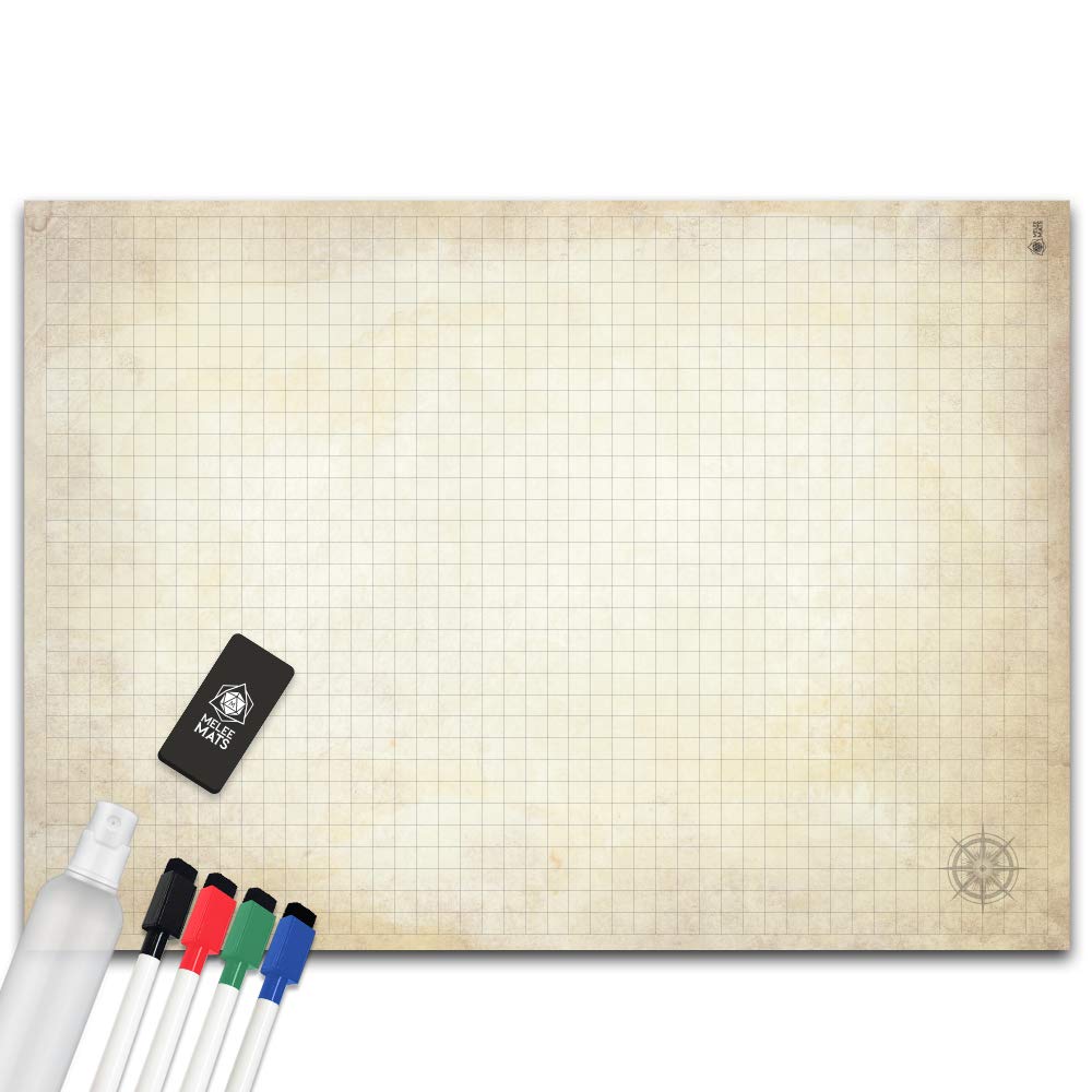 Dry Erase Grid Mat - Customizable and Reusable