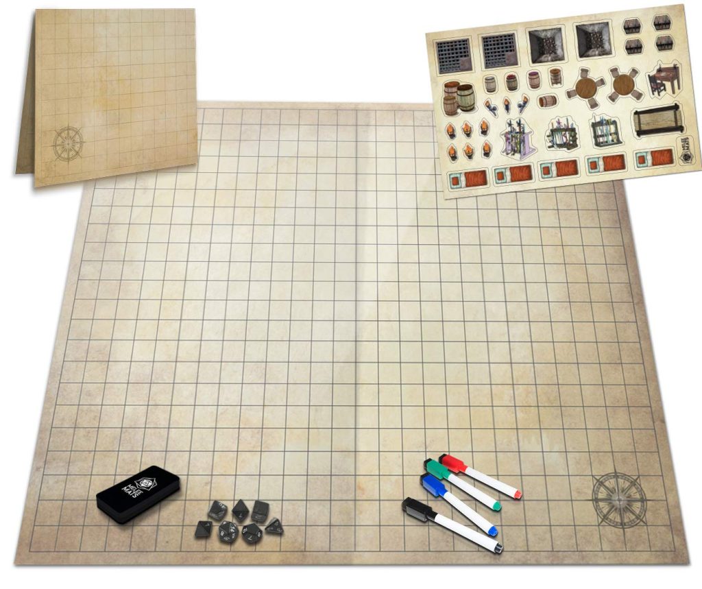 Dry Erase Grid Mat - Customizable and Reusable